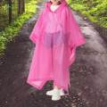 Kids Rain Coat Boys Girls Hooded Portable Rainproof Children's Raincoat Pink. 
