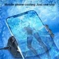 F5 Universal Mini Mobile Phone Cooling Fan Radiator Turbo Hurricane Game Cooler Cell Phone Cool Heat Sink For IPhone/xiaomi. 