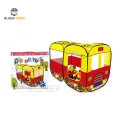 Big Pop Up Tent House For Kids Large Size 140cm 97cm 73cm School Bus Shape. 