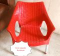 Plastic Chairs Set (Set of 6 Chairs + 1 Table). 