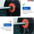 2 PCS Barbell Clamps Collars Olympic Bar Clips 1Inch Barbell Clips Quick Release Professional Olympic Barbell Locking Collars for Fitness Weightlifting Strength Traininglocks for barbell, olympic locks. 