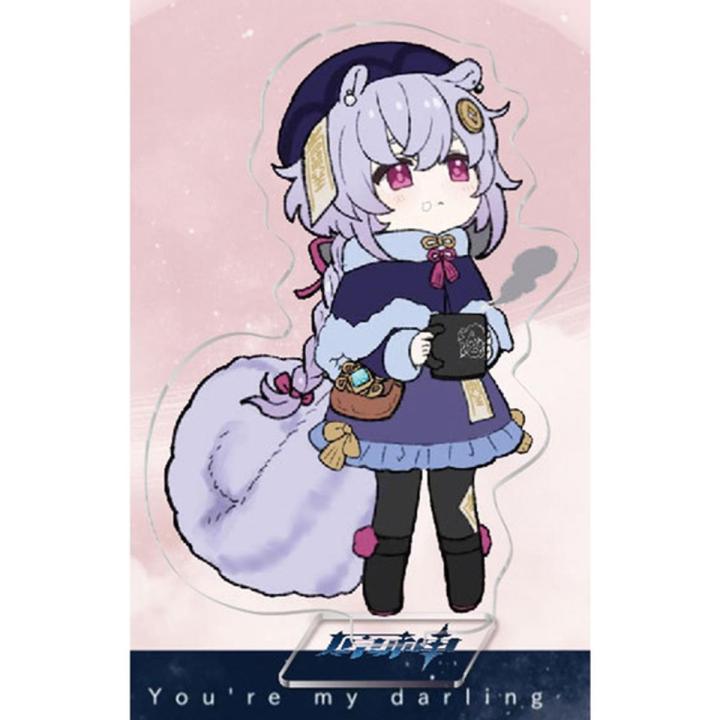 Anime Genshin Impact Figure Acrylic Stand 16CM Double Side Character Model Plate Desk Decor Standing for Friend Stationery Gifts