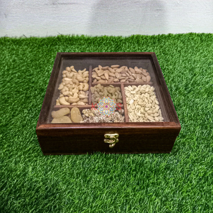 Spice%20Container%20Masala%20Box%20Rack%20With%20Wooden%20Spoon-%2010%20x%2010%20Solid%20Wooden%20square%20Masala%20Box(spice%20rack)%20-%20Drawer%20Organizer%20for%20Kitchen%20-%20Image%202