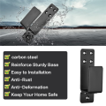 Door Barricade Brackets,2 Pack Drop Open Bar Holder for Home Security. 