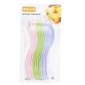 12PCS Colorful Plastic Spoon. 