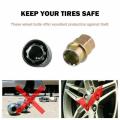 Universal Wheel Nut Lug - Anti Theft Security Lock (M12 x 1.5) (Wheel Nut Lock - 4 Alloy Steel Nuts + 1 Key). 