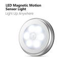 Sensor Lights 6 LED Motion-Activated Night Light/Battery-Powered Motion Sensor Light/Optional Magnetic or Adhesive Stick-Anywhere Indoors, Ideal for Bedroom, Bathroom, Kitchen, Closet, Hallway. 