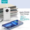 100% Original ROMOSS Power Bank SW10 PF 10000mAh Portable Charger 22.5W USB C, Battery Pack Fast Charging with LED Display 3 Outputs and 3 Inputs External Battery Bank for iPhone 15/1413/12/11, iPad Android and More. 