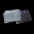 Horizontal Clear Waterproof ID Card Holders with Sealable Zip Name Tag Badge 10 Pcs. 