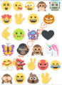25 Pcs Emoji Cool Creative Funny Emoji Doodle Stickers Pack for Laptop and Phone DIY Stickers | Phone Stickers | Laptop Stickers - JangoMango Store. 