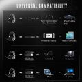 Mpow EG3 ART Gaming Headset, 7.1 Surround Sound Computer USB Headset, Metal Frame, 60mm Driver, Quick Mic/Volume Control, LED Control, LED Gaming Headphones for PC, PS4, Xbox One. 