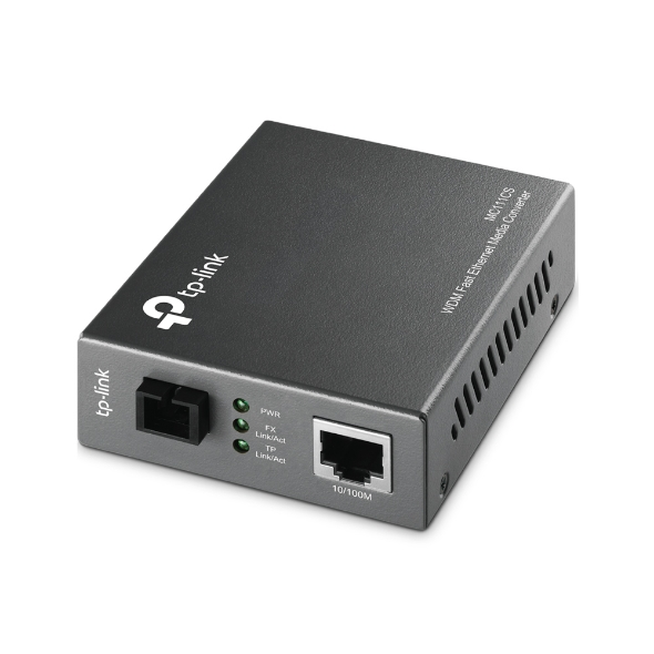 TP-Link MC111CS 10/100 Mbps WDM Media Converter, Single Fiber Data Transmission of Networking Device