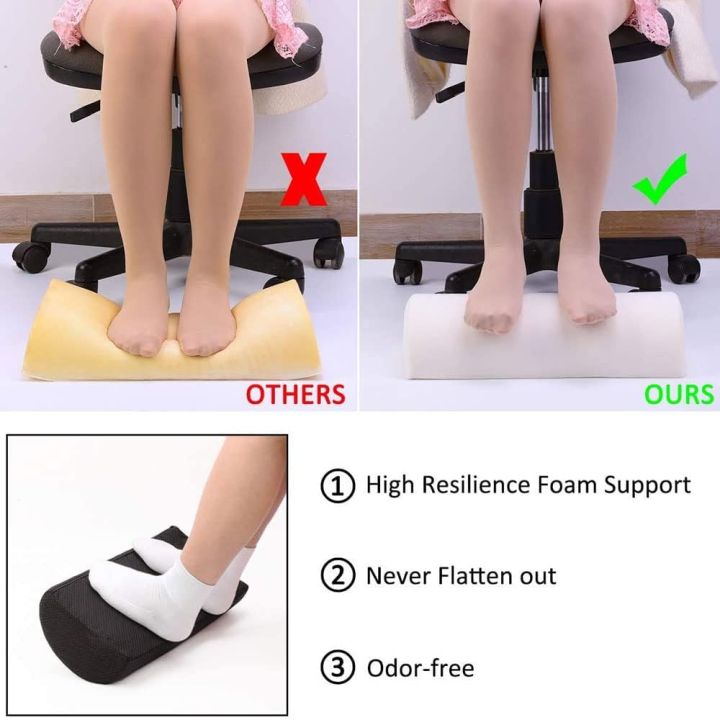 Margoun%20Office%20Foot%20Rest%20Under%20Desk:%20New%20Ergonomic%20Footrest%20Cushion%20w/Angled%20Half%20Cylinder%20Design%20for%20Optimum%20Leg%20Clearance:%20Firm,%20Compact%20Supportive%20Foot%20Stool%20Under%20Desk%20Foot%20Rest%20Desk%20Accessories%20-%20Image%205