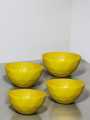 4pcs (Random Color) Plastic Bowl Random Color Microwavable Unbreakable Anti Slip Design Child Food Soup Noodle Bowl Tableware. 