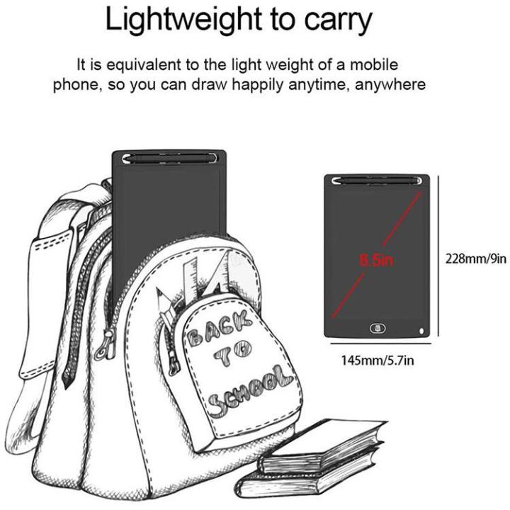 Black%208.5%20Inch%20LCD%20Writing%20Tablet%20for%20Kids%20-%20Electronic%20slate%20-%20Multicolor%20Drawing%20tablet%20-%20Erasable%20Writing%20Board%20Learning%20Toys%20for%20Education%20Purpose%20-%20reusable%20and%20cost-effective%20for%20kids%20-%20Image%2010