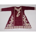 Viscose A line Embroidery Stitched Shirt. 