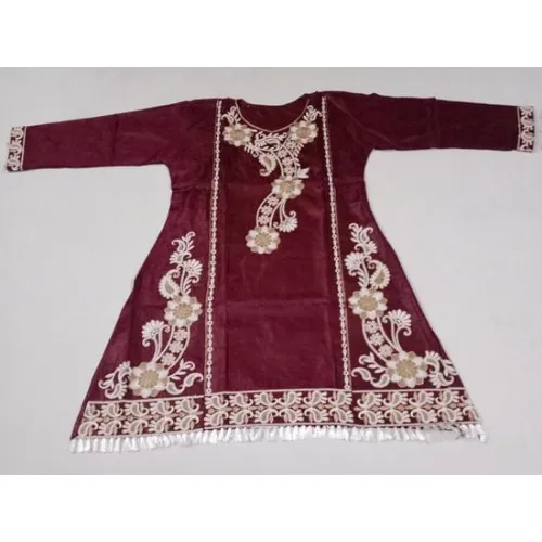 Viscose%20A%20line%20Embroidery%20Stitched%20Shirt%20-%20Image%202