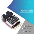 1pcs 1-8S LED Low Voltage Buzzer Alarm Lipo Voltage Indicator Checker Tester. 