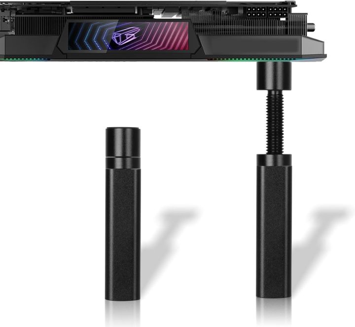 ENRG GPU Support Bracket Stand GPU Cable Management 4.73" GPU Support PC Graphics Card Support GPU Stand Anti GPU Sag Bracket Video Card Anti Sag GPU Holder Mini GPU Mount for Prevent Universal Graphics Card Stand - Adjustable Height