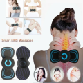 TRIMUX Portable Mini Electric Neck Massager EMS Massage Patch for Muscle Pain Relief. 