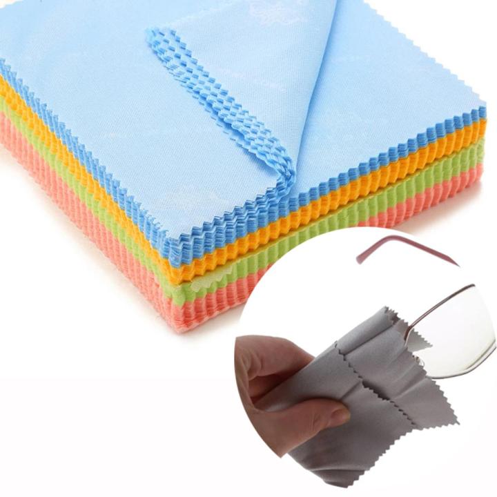 Premium Quality Microfiber Sunglasses Eyeglasses Glasses Cleaning Cloth or Wipes Cleaning Cloth for Eyeglasses, Camera Lens, Cell Phones, Laptops, LCD TV Screens and All Lenses & Delicate Surfaces