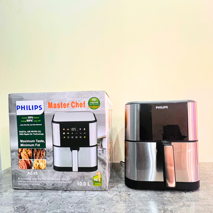 Philips%20XXL%2010L%20Digital%20Air%20Fryer%20%7C%201500W%20Power%20for%20Oil-Free%20Cooking%20%7C%20Best%20Multifunctional%20Family%20Air%20Fryer%20with%20Touch%20Control%20%7C%20Adjustable%20Temp%20&%20Timer,%20Visible%20Window,%20Stainless%20Steel%20%7C%20Ideal%20for%20Baking,%20Pizza,%20Chicken%20&%20More%20%7C%20Energy%20Efficient,%20-%20Image%208