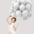 White Balloons - White Color Latex Balloon (10, 25, 50, 100) Pieces. 