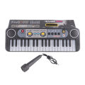 Musical Instruments Mini 37 Keys Electronic Keyboard With Microphone Learning Educational Toy. 