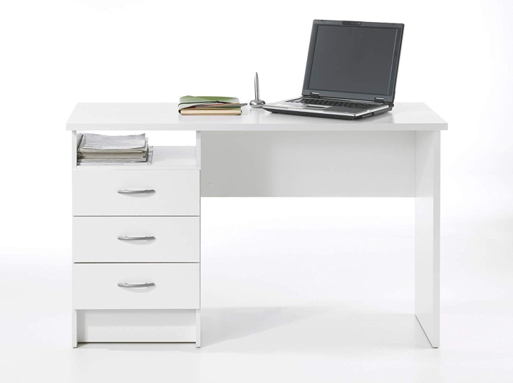 Arqam.B Whitman Desk with 3 Drawers, Computer table, computer study ...