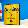 Gaming Photo frame, 8x10 Inches Gaming Poster Picture Frame - Gaming Picture Frame for Wall Decoration Wall Art Hanging Home Decoration Picture Gallery for Boy's room. 