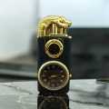 Crocodile watch lighter dual flame windproof and soft. 