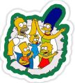 10 Pcs Simpsons Family Cartoon Stickers Pack for Laptop and Phone DIY Stickers - JangoMango Store. 