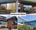 Privacy and Sun Control Window Tint for Home Light Blocking Brown Silver One Way Window Film Daytime Privacy Protect No Glue Anti Sun UV Film Mirror for Glass. 