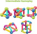 Multicolor 25pc Magnetic Building Blocks Set Early Learning Magnetic Sticks Balls Assembling Game Educational Toy. 