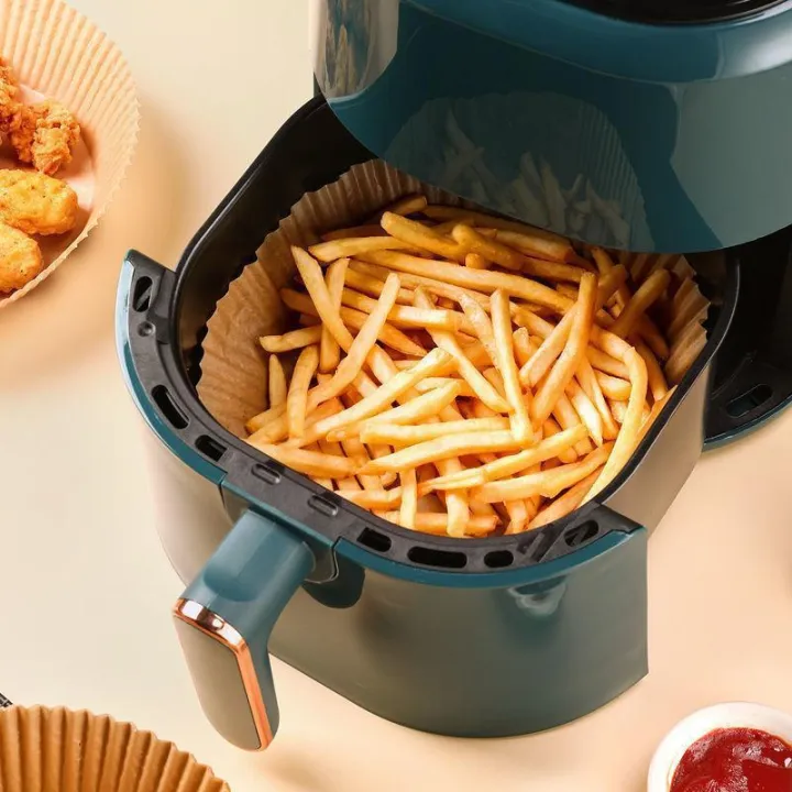 %E3%80%90HOT%E3%80%91%2050/100Pcs%20Air%20Fryer%20Disposable%20Paper%20Liner%20Non-Stick%20Barbecue%20Plate%20Round%20Oven%20Pan%20Pad%20For%2016Cm%20Air%20Fryer%20Micro-Wave%20-%20Image%205