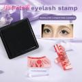 False Lashes Stamp Easy-to-use Eyelash Stamp for Natural Looking False Lashes Perfect Makeup Tool for Southeast Asian Buyers Silicone Pads for Lower Lash Stamp. 