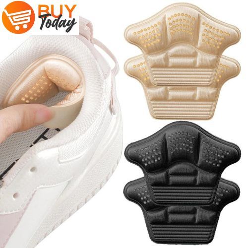 Pair Of Heel Insoles Patch, Shoes Insole Pad, Heel Insole Pads, Pain Relief Anti-wear Cushion Pads Feet Care Heel Protector Adhesive Back Sticker Shoes Insert Insole