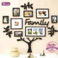 3D Wooden Wall Family Photo / Picture Tree With Picture Large Size Frames, Wooden Family Tree Photos Frame, Modern home decor Home Decore Stylish Wall Design Home Decoration Wall Hanging Wall Art For Gifts Wall Sticker Sets Decoration For Home Decor. 