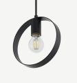Hoop Single Pendant Ceiling Lamp | Ring Shape Hanging Lamp | Ceiling Light | Pendant Lamp for Home Decor | Stylish Ceiling & Pendant Lighting | Room lights | Led bulbs (Bulb Not Included). 