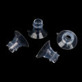 Silicone Insert Breast Shield Flange Inserts Converter 15mm 17mm 19mm 21mm for Collection Cup Wearable Breast Pump Accessories Replacement Parts. 