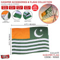 Kashmir Flags Collections For 5th February Decoration, Azad Jammu Kashmir AJK Zindabad Flag, Kashmir Solidarity Independence Day, Kashmiris Freedom Celebration, Pakistan, Pak-Kashmir, Home, Indoor & Outdoor School Event, Satan Material Flags Decor Supply. 