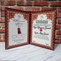 Customize Nikkah Booklet Size 12X16. 