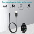 Magnetic Charging Cable Smartwatch Dock Charger Adapter Base Cord Compatible For Haylou Rs4 Plus Ls11 Ls12. 