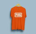 Stylish Half Sleeves PUBG  Logo T-Shirt For Men. 