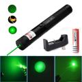 303 Green Laser Pointer Lazer Pen Visible Beam Light+18650+Charger. 