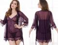 3 Piece Night Dress Lace Nightgown With Panty Short Nightwear For Women And Girls. 
