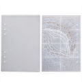 2Pcs DIY Book Cover Crystal Epoxy Resin Mold Dragon Eye Notebook Case Mirror Silicone Mold. 