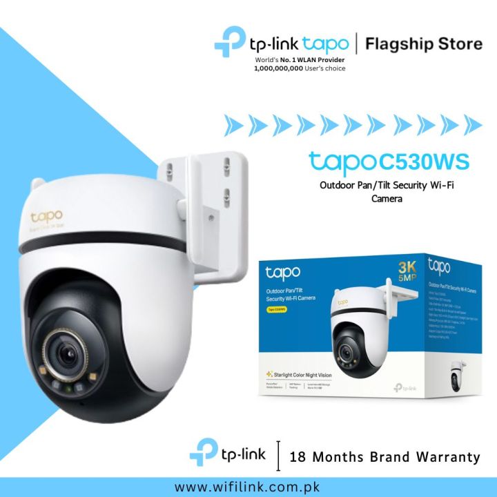 TP-Link Wi-Fi Camera Tapo C320WS / C520WS / C530WS Outdoor Security Wi-Fi Camera - 18 Months Warranty