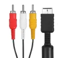 PS2 PS3 AV Cable, AV to RCA Cord for Playstation 2 3 /PS2/PSX/PS3 Slim. 