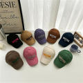 Fashion Baseball Cap Kids Cap Letter Embroidery Cap Adjustable Cap Hip Hop Hat. 